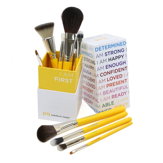 Bộ cọ bdellium tools 10 cây STUDIO I AM FIRST BRUSH SET WITH BRUSH HOLDER
